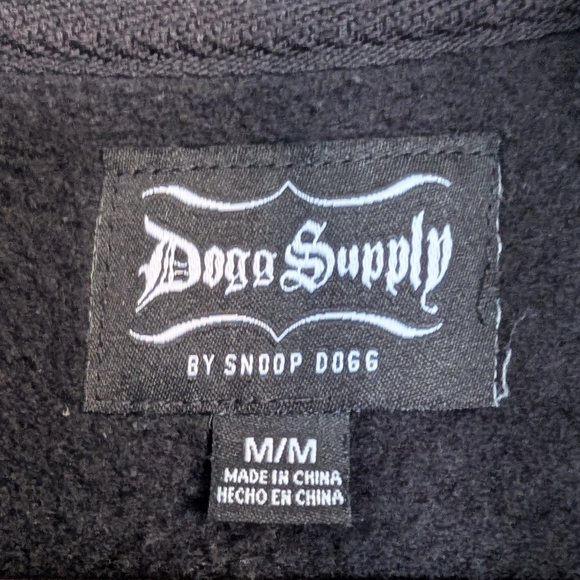 Black and White/Cream Varsity Bomber Dogg Supply Streetwear Urban Normcore - Picture 2 of 10